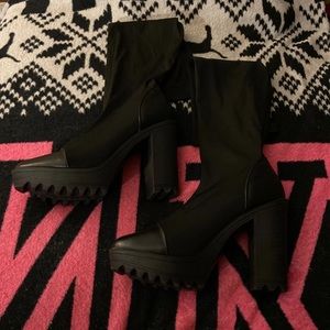 Breckelle Knee High Heels